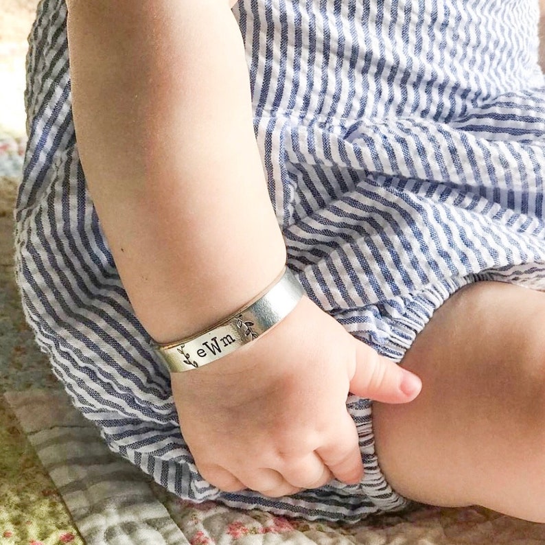 Baby Bracelet baby cuff custom bracelet for infant unique Etsy