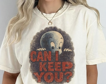 Casper ¿Puedo quedarme contigo? Ghost Mansion Halloween Spooky Tshirt Diseño PNG