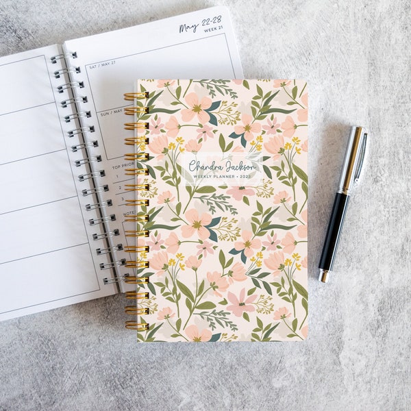 Spiral Bound Planner Etsy