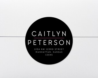 marble address stickers modern return address labels wedding etsy