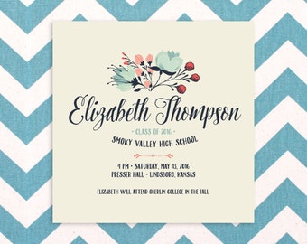 photo add on for graduation announcements holiday cards etsy graduation announcements no photo