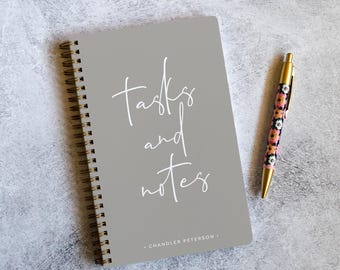 Personalized To Do List Notebook with Daily To Do Lists and Notes | Minimalist Day Planner | 3-Month Planner | To-Do List Pad NB6419