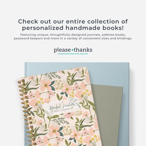 Minimalist Planner Notebook Personalized with Your Name, 100 Pages of To-Do Lists and Notes, Poly Cover, Custom Stocking Stuffer NB6357 image 10