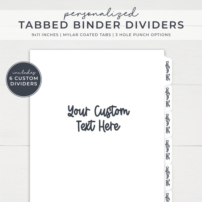 Custom Binder Dividers Printed Index Tabs Personalized With Etsy custom-binder-dividers-printed-index-tabs-personalized-with-etsy