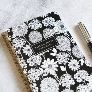 To Do List Notebook, Personalized To Do List, Custom Spiral Notebook, To Do List Pad, Daily To Do List, Minimalist Planner, Task List NB6326