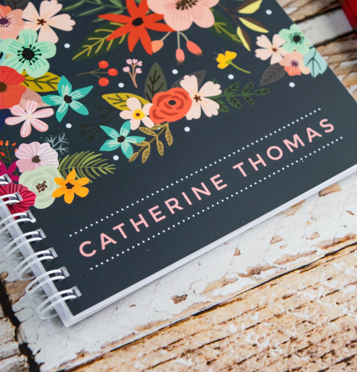 Personalized Notebook Custom Journal Spiral Notebooks Small Etsy