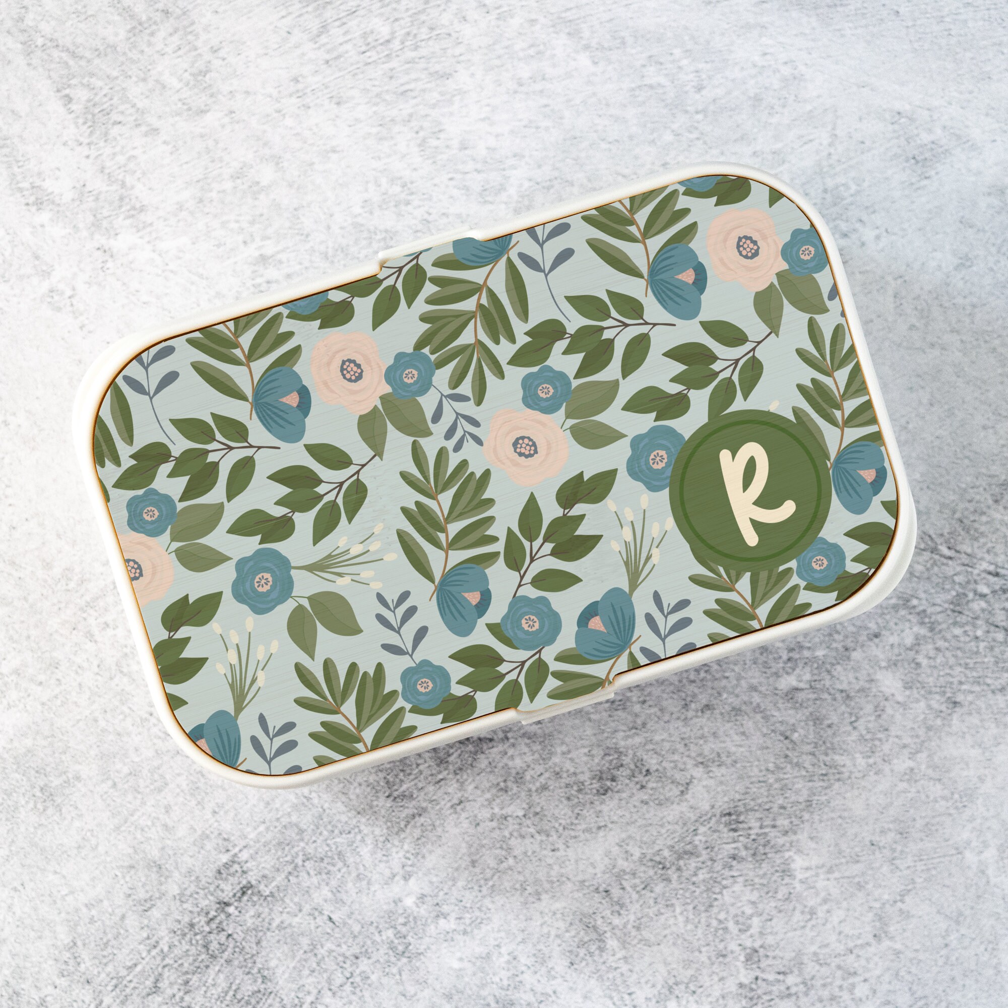 Personalized Floral Design Bento Box