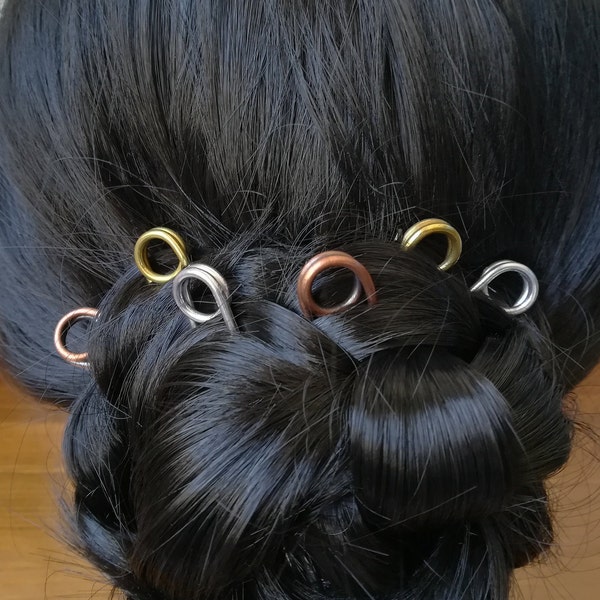 Hair pins, set of 2 minimalist hair fork, hair accessories, perfect gift for long hair women, elegant bun holder, personalized hair forks