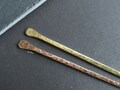 Minimalist hair stick, solid copper or brass hair pin, personalized hair accessories, hammered hair jewelry, perfect gift for girlfriend product logo