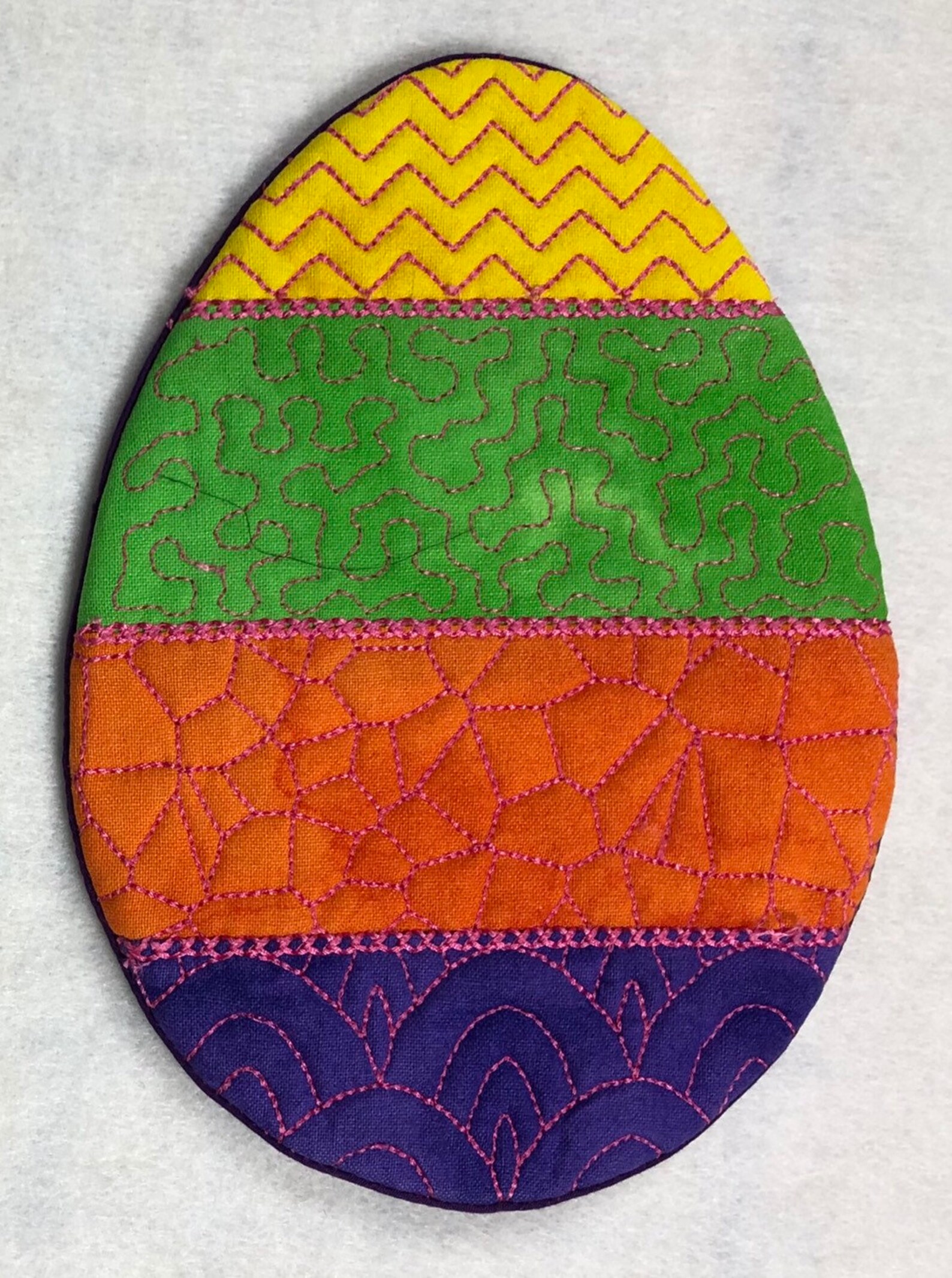 Easter Egg Mug Rug Etsy