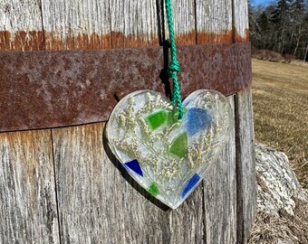 Sea Glass & Dried Sea Lavender