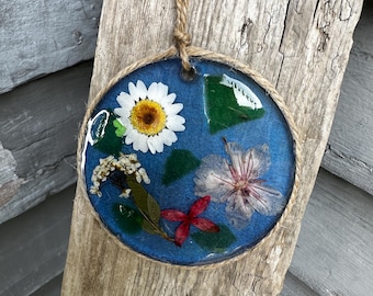 Sea Glass & Dried Flowers
