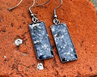 Lobsterman’s Wife Mussel Shell Earrings-Silver