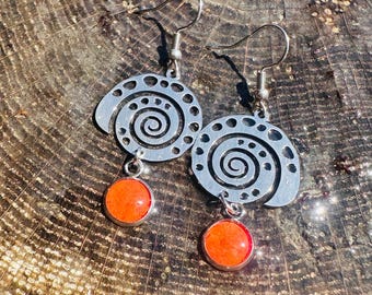 Lobster Shell Earrings