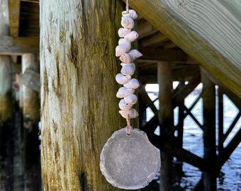 Sea Glass & Shells Sun Catcher