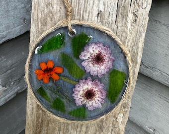 Sea Glass & Flowers