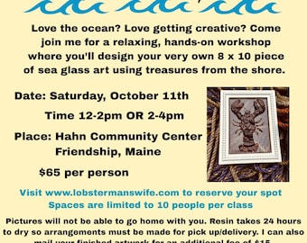 Sea Glass Art Workshop