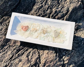 Maine Sea Glass & Heart Rocks