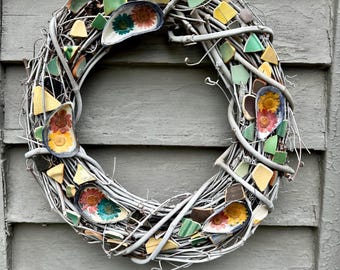Seaside Blossom Wreath