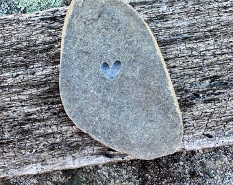 Beach Heart Stone