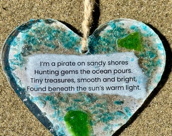 Sea Glass Heart