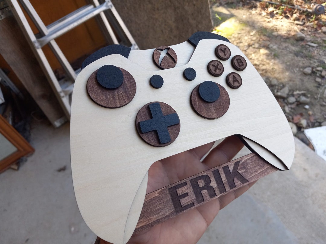 Game Console, Game Controller Laser Cut DXF XCS Files Wall Sticker