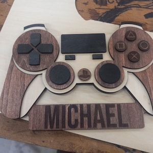 Game Console, Game Controller laser cut DXF XCS files wall sticker decal silhouette template cnc cutting router
