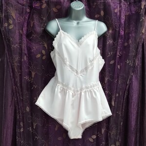 SEXY Vintage VALENTINE&#39;S Light Pink Lingerie TEDDY Size Small