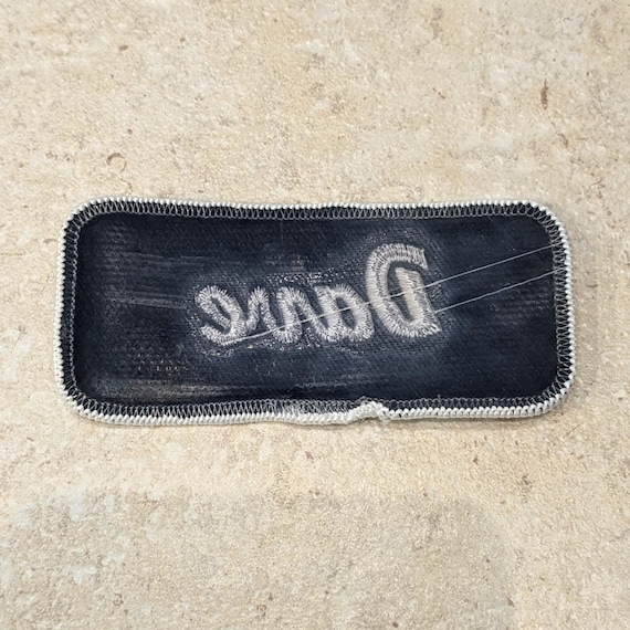 Retro DEADSTOCK 1970s “DAVE” Rectangular Embroide… - image 2