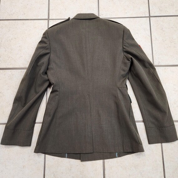 1960s MARINE CORP USMC GREEN SERVICE ALPHA DRESS UNIFORM