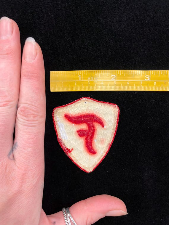 VINTAGE Embroidered "FIRESTONE" Patch - image 3