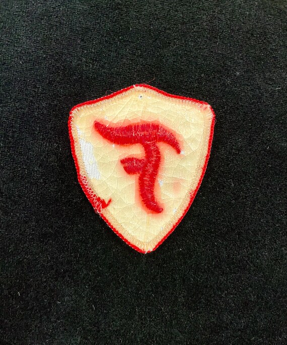 VINTAGE Embroidered "FIRESTONE" Patch - image 2