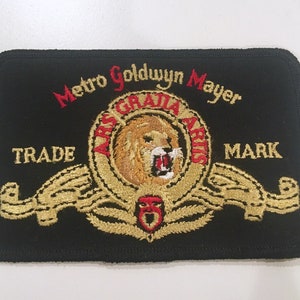 Vintage Dead Stock 1970s METRO GOLDEN MAYER Embroidered Patch