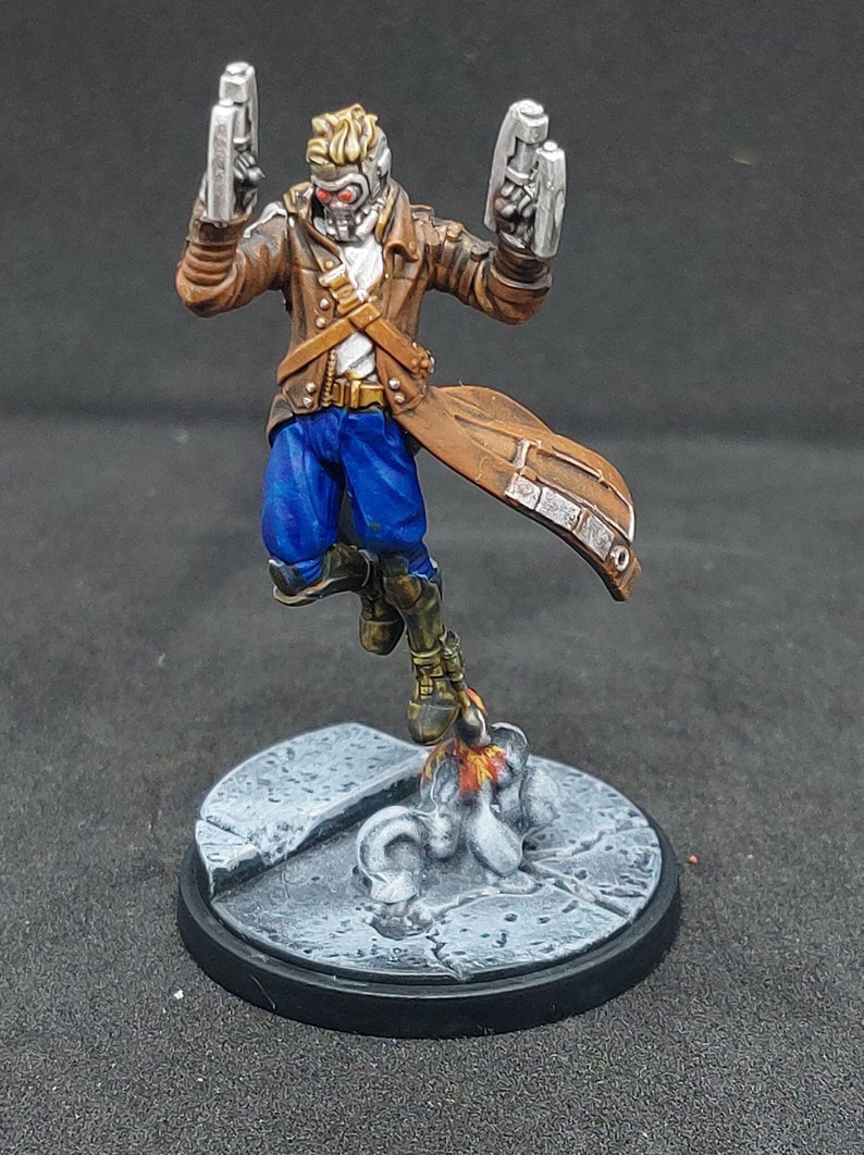 Professionally Painted Star Lord Crisis Protocol Miniature good