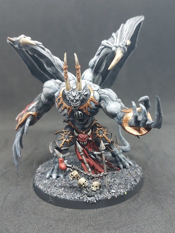 Professionally Painted Daemon Prince - Etsy