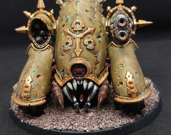 Professioneel geschilderde Death Guard Myphitic Blight Hauler Miniatuur