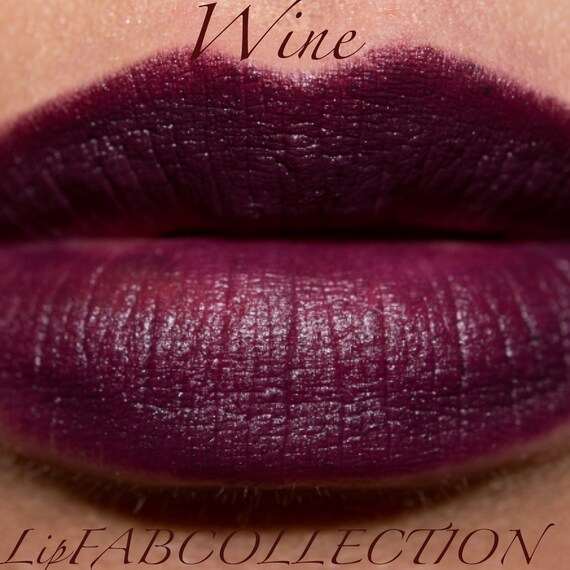 burgundy matte lipstick