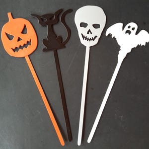 Halloween Floral Stem Pick Spray Decor Wreath Arrangement Crafts