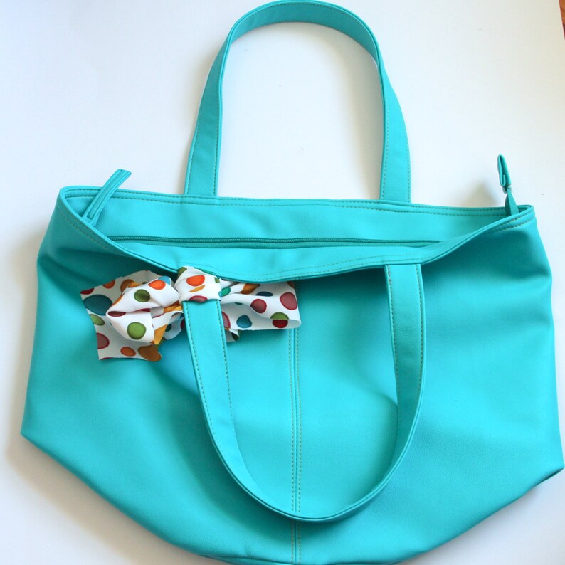 Vegan Leather Tote Bag Zipper Paul Smith