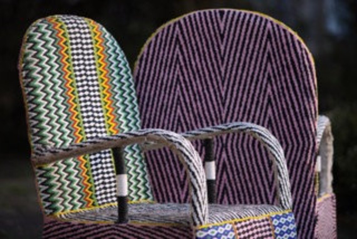 Yoruba Beaded Chairs Etsy