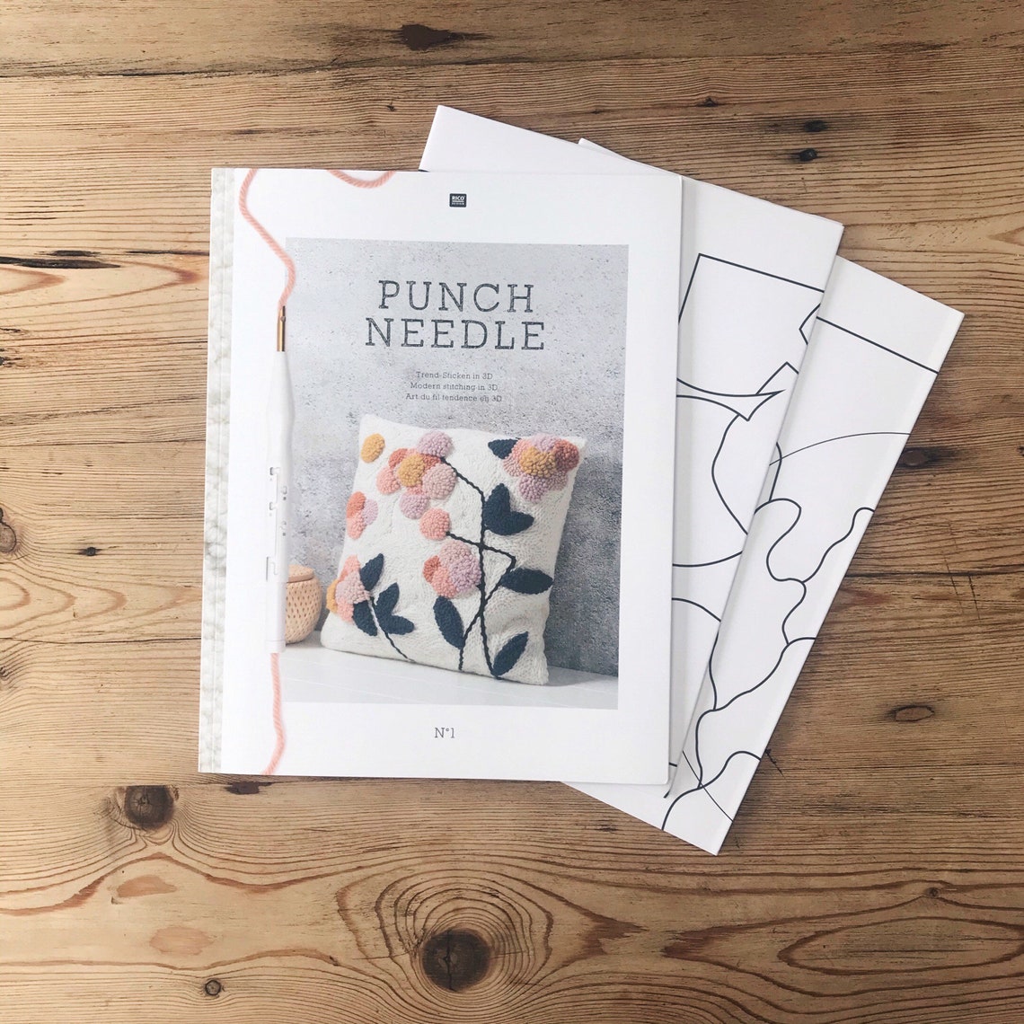 Punch Needle Embroidery Pattern Book Embroidery for Etsy