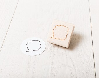 Bubble Drink Mini Wood 16mm 20mm 25mm Stamps Bubble Tea Rubber Stamp S1643