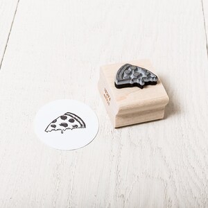 Pizza Slice Rubber Stamp image 2