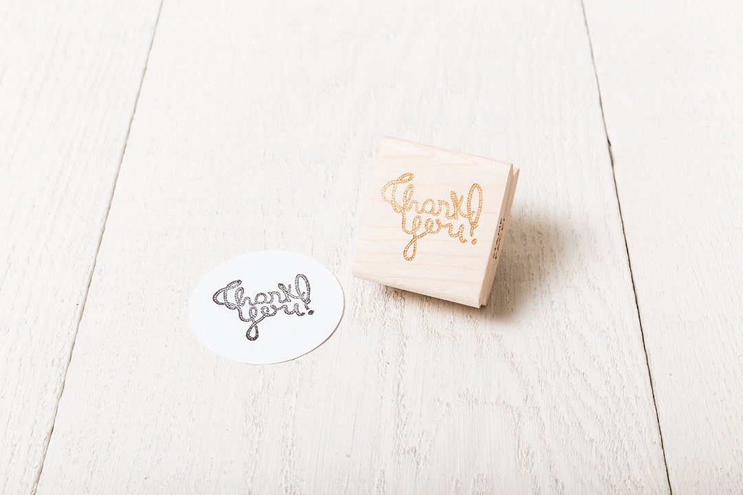 Thank You Rope - Rubber Stamp - Etsy