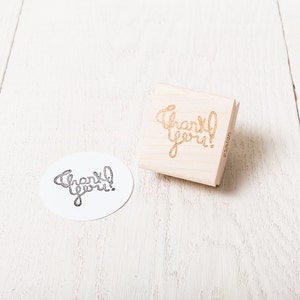 Thank You Rope Rubber Stamp - Etsy