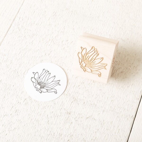Floral Rubber Stamp Etsy