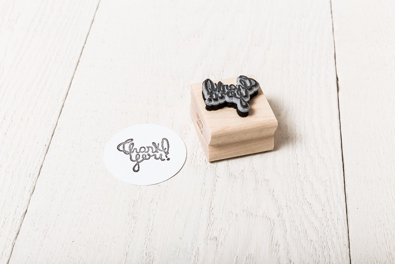 Thank You Rope Rubber Stamp - Etsy