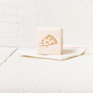 Pizza Slice Rubber Stamp image 3