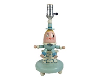 Irmi Lamp / Vintage Children's Lamp / Nursery Lamp / Humpty Dumpty Lamp