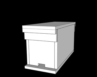 Einfach zu bauen 5 Rahmen Bee Nuc Pläne